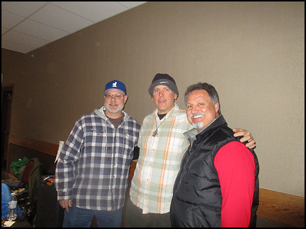 Scott and Mike with Bobo at the 2019 Nebraska Bigfoot Conference